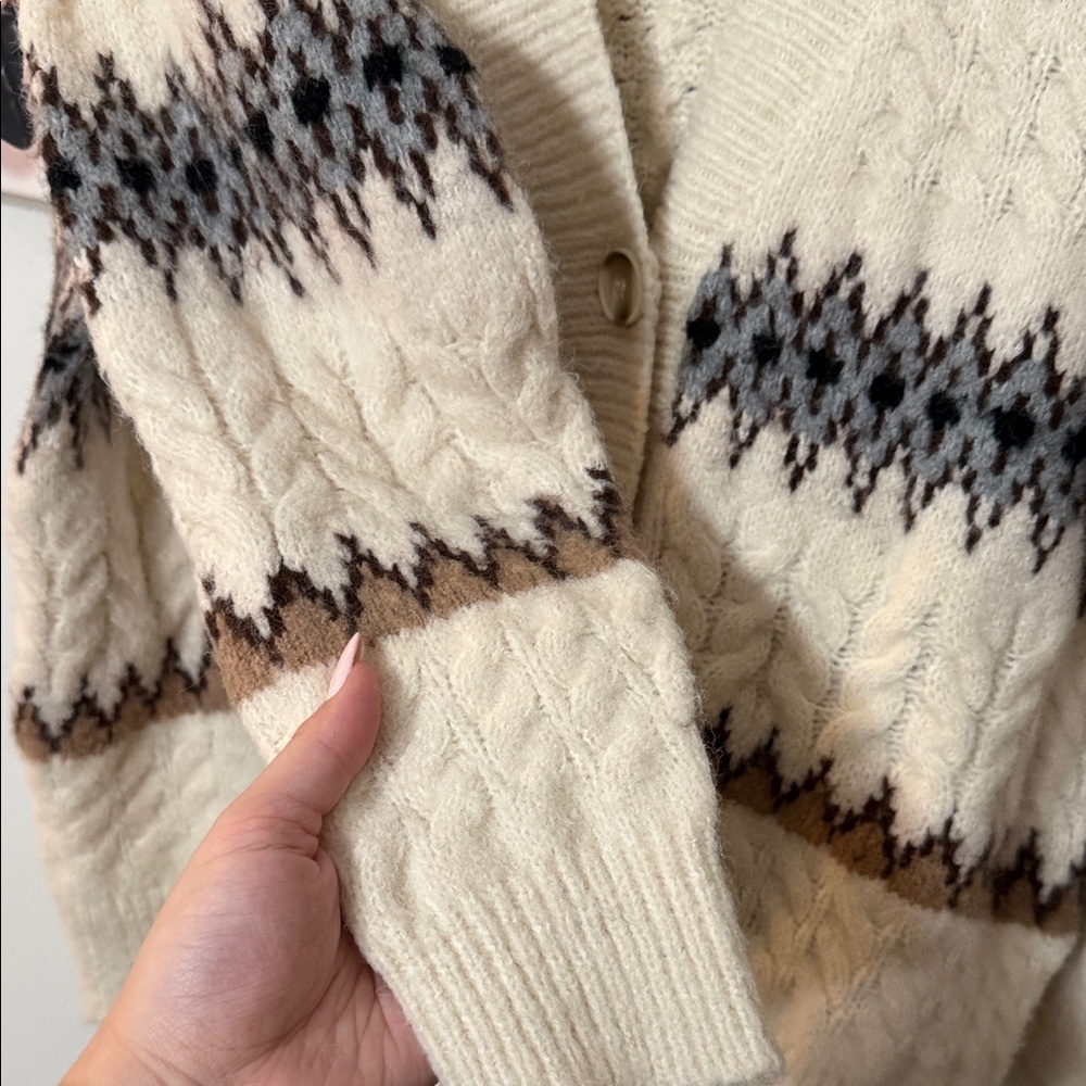 DNA “Do Not Ask” Grandpa Cardigan, size medium. - Picture 3 of 15
